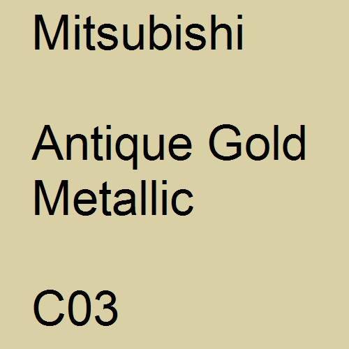 Mitsubishi, Antique Gold Metallic, C03.